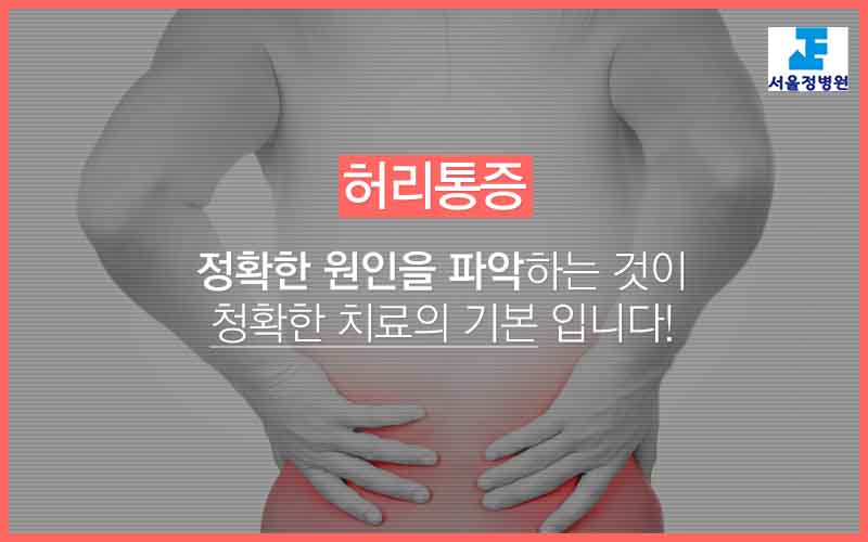 서울정병원 중랑구 정형외과 허리통증